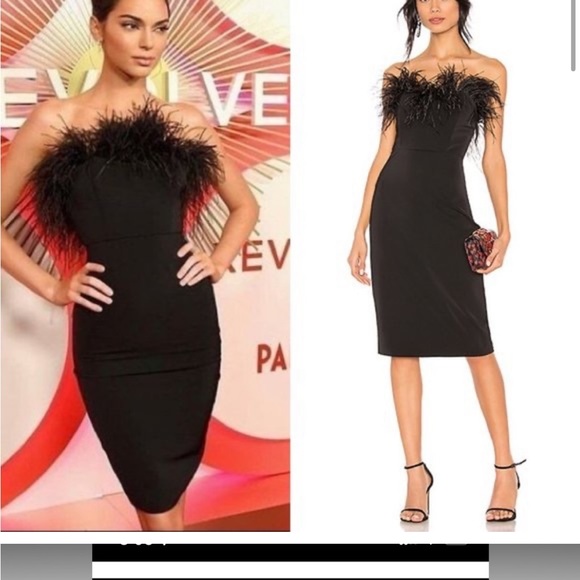 Revolve LPA XS feather dress - Picture 3 of 6
